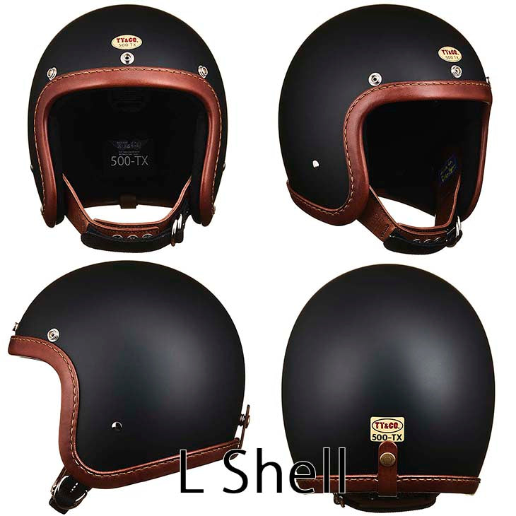 500-TX LEATHER RIM SHOT BROWN LEATHER MATT BLACK