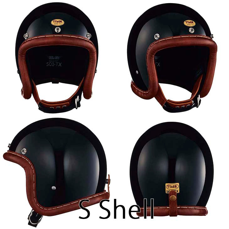 500-TX VINTAGE LEATHER TRIM BROWN LEATHER BLACK