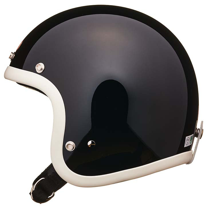 DOT SUPER MAGNUM IVORY RUBBER TRIM BLACK