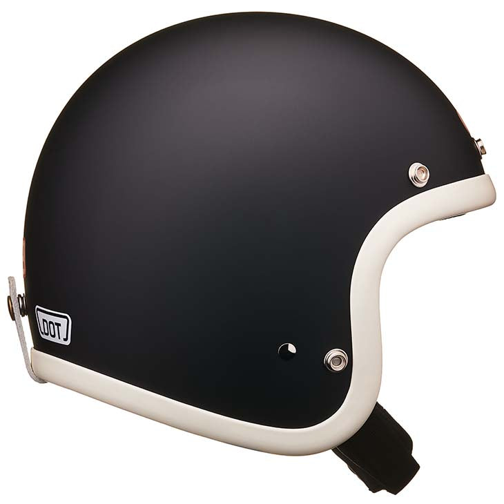 SUPER MAGNUM XXL SIZE IVORY RUBBER TRIM MATT BLACK
