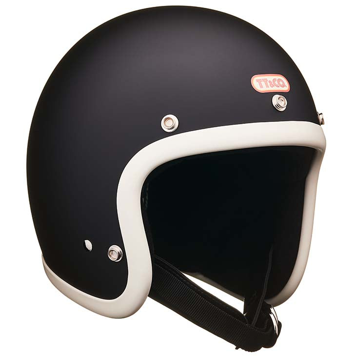 SUPER MAGNUM XXL SIZE IVORY RUBBER TRIM MATT BLACK