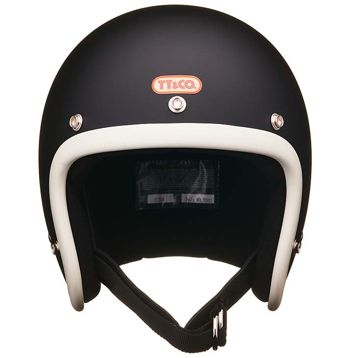 SUPER MAGNUM XXL SIZE IVORY RUBBER TRIM MATT BLACK