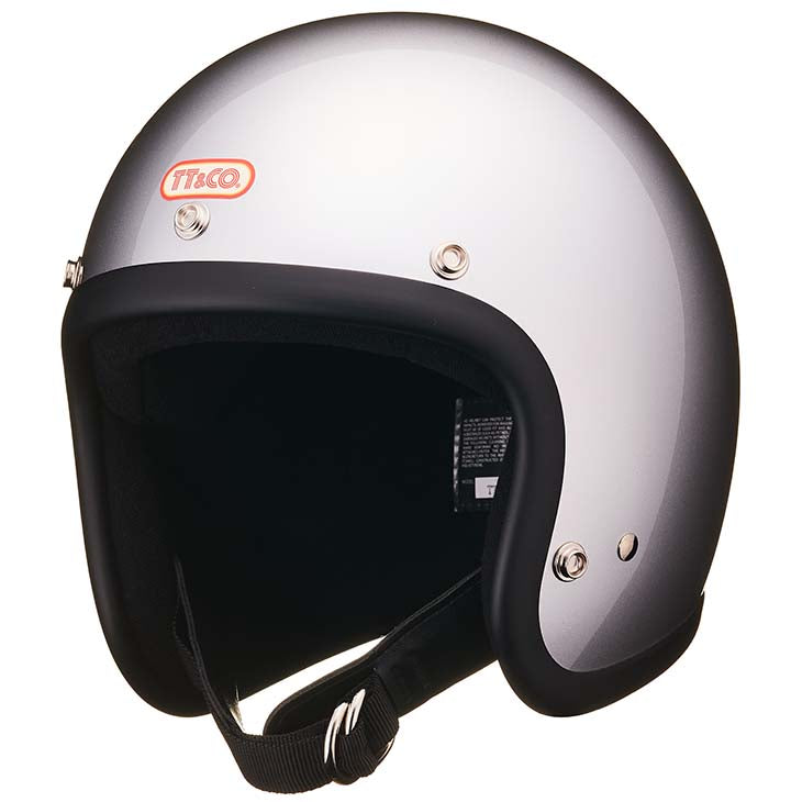 TT&CO. SUPER MAGNUM STANDARD SILVER METALLIC 3/4 OPEN FACE MOTORCYCLE HELMET JAPANESE / DOT STANDARD – TT AND CO GLOBAL TT&CO. SUPER MAGNUM STANDARD SILVER METALLIC 3/4 OPEN FACE MOTORCYCLE HELMET JAPANESE / DOT STANDARD – TT AND CO GLOBAL