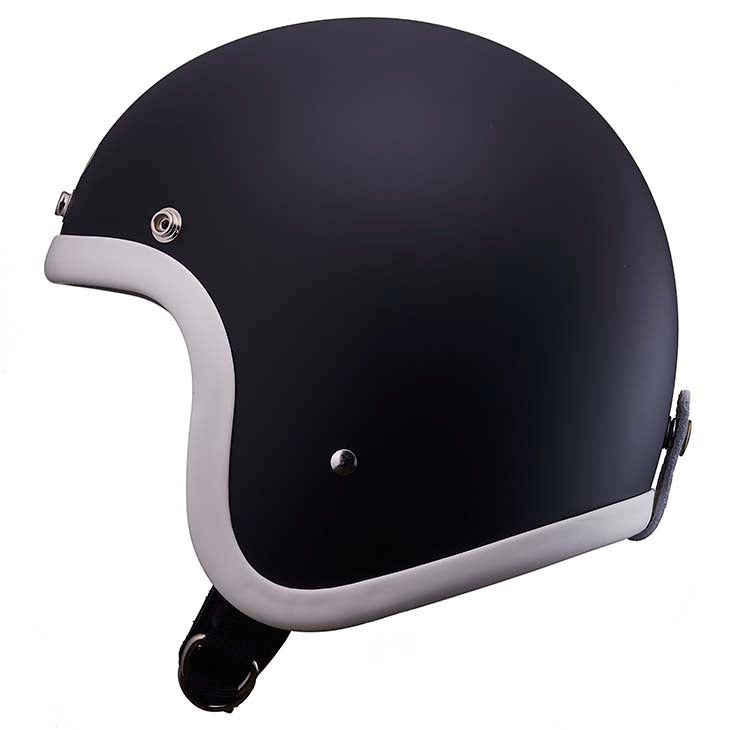 500-TX IVORY RUBBER TRIM MATT BLACK