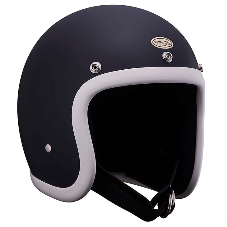 500-TX IVORY RUBBER TRIM MATT BLACK