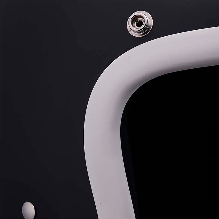 500-TX IVORY RUBBER TRIM MATT BLACK