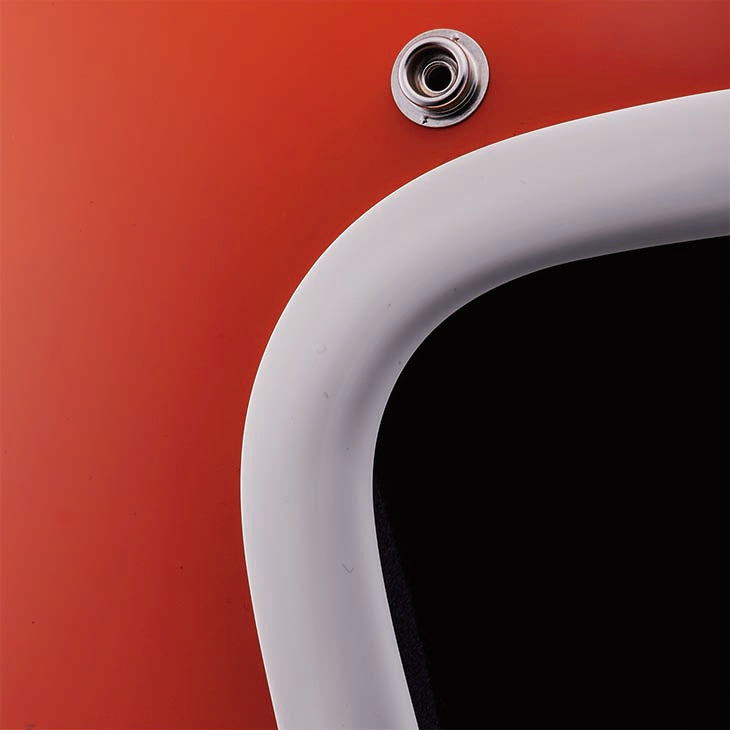 500-TX IVORY RUBBER TRIM ORANGE