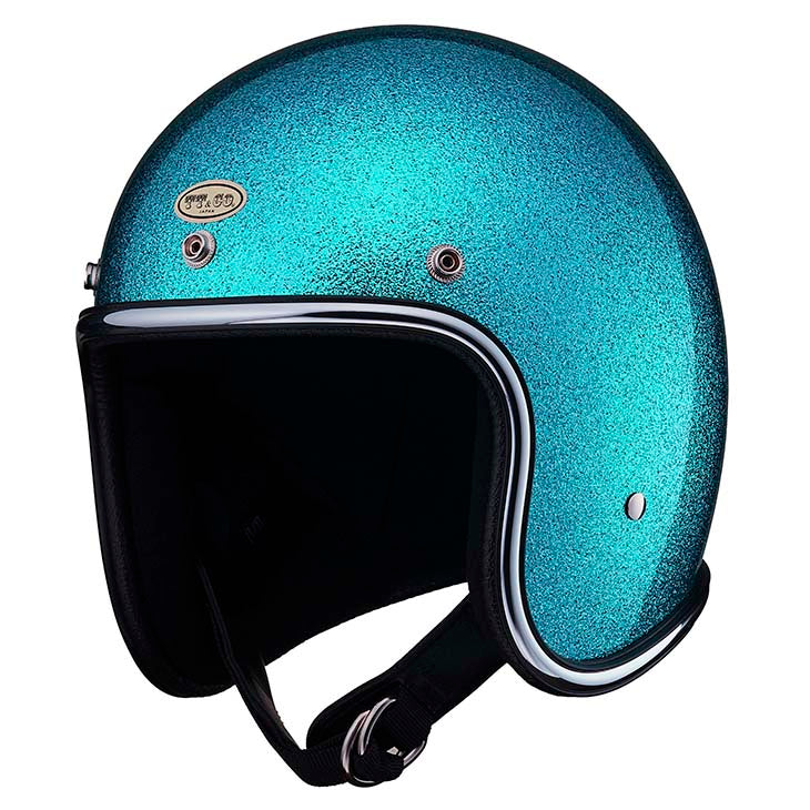 baby blue motorcycle helmet 500-TX GINGIRA 70's LIGHT BLUE – TT AND CO GLOBAL