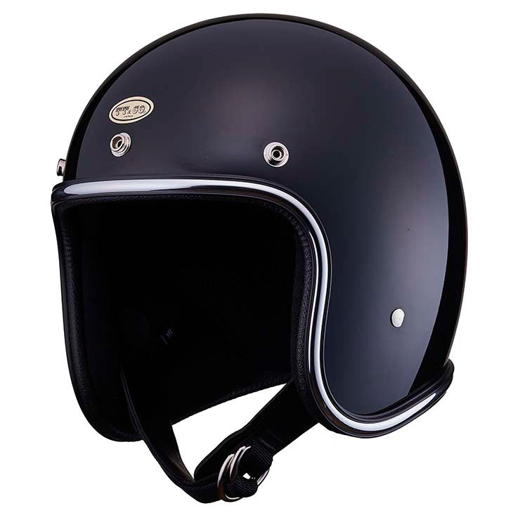 chrome tape motorcycle helmet 500-TX CHROME TRIM BLACK