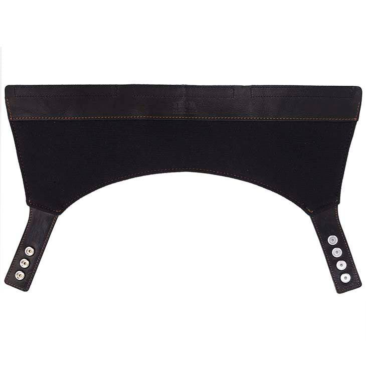 EAR MUFF GENUINE LEATHER BLACK