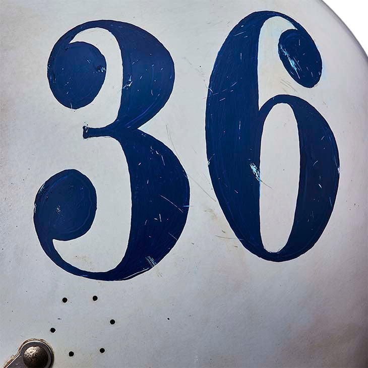 RESISTAL WHITE AGED NUMBERING