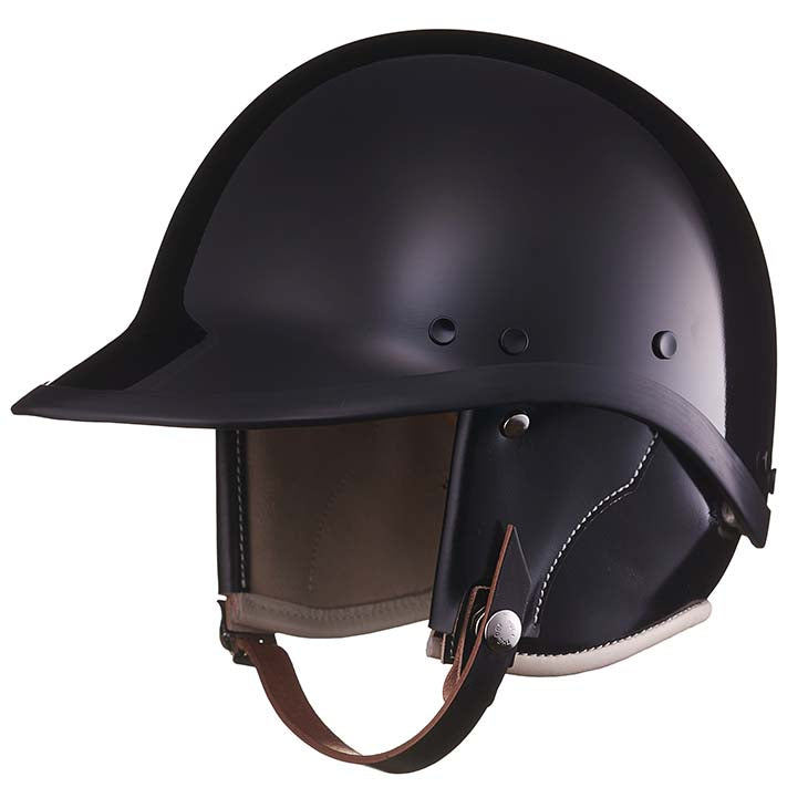 TT&CO. CLUBSTER BLACK MOTORCYCLE HELMET NOVELTY – TT AND CO GLOBAL