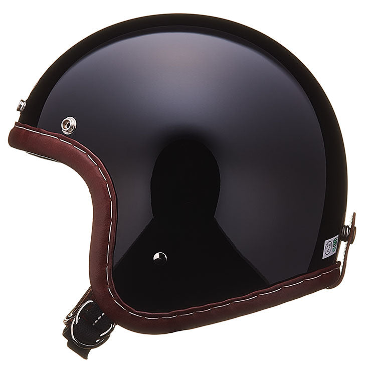 DOT SUPER MAGNUM GENUINE LEATHER TRIM BROWN LEATHER BLACK