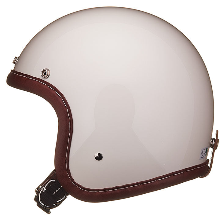 DOT SUPER MAGNUM GENUINE LEATHER TRIM BROWN LEATHER IVORY