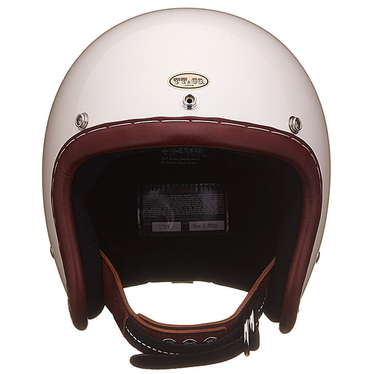 DOT SUPER MAGNUM GENUINE LEATHER TRIM BROWN LEATHER IVORY