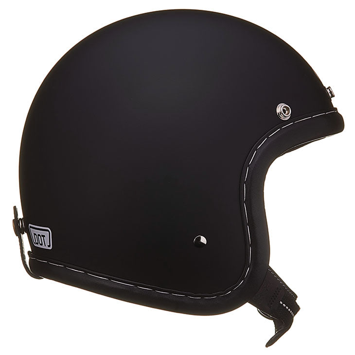 DOT SUPER MAGNUM GENUINE LEATHER TRIM BLACK LEATHER MATT BLACK