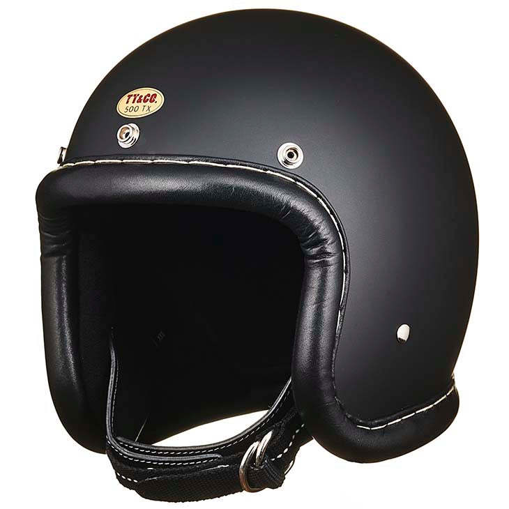 500-TX VINTAGE LEATHER TRIM BLACK LEATHER MATT BLACK