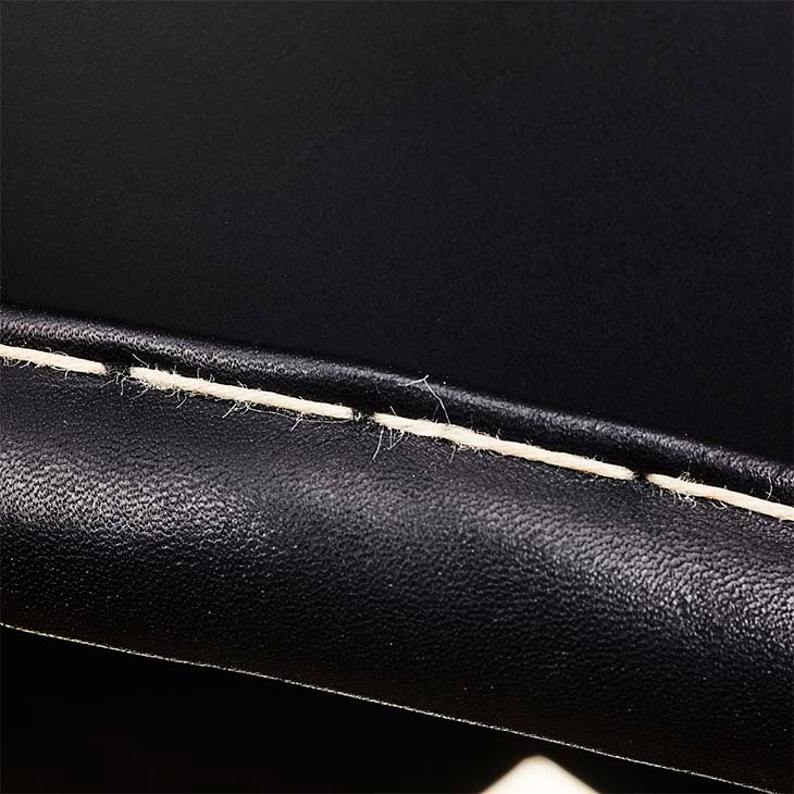 500-TX VINTAGE LEATHER TRIM BLACK LEATHER MATT BLACK