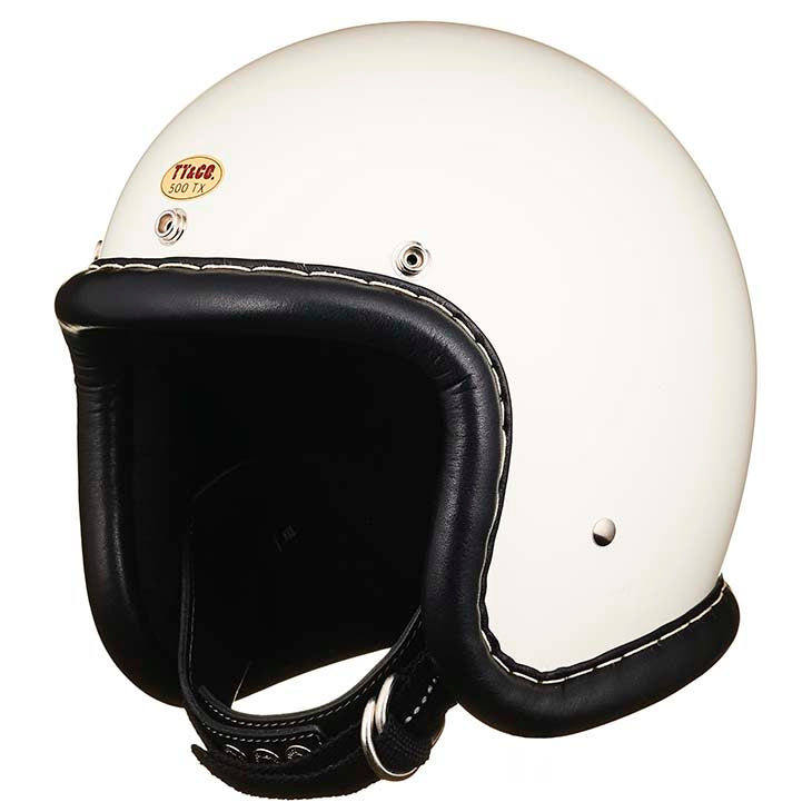 500-TX VINTAGE LEATHER TRIM BLACK LEATHER IVORY