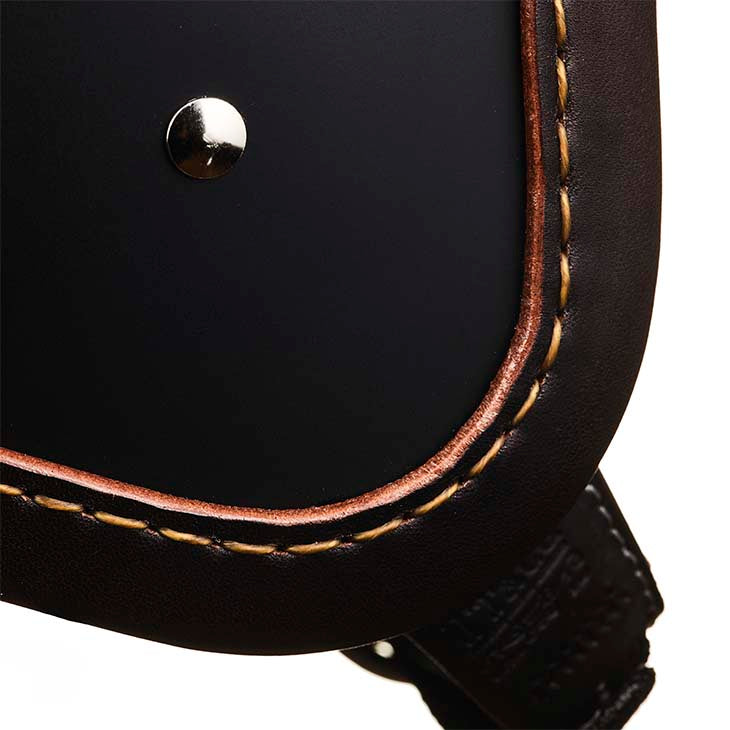 500-TX LEATHER RIM SHOT BLACK LEATHER MATT BLACK
