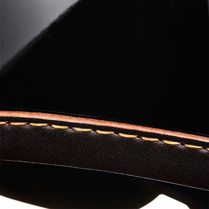 500-TX LEATHER RIM SHOT BLACK LEATHER BLACK