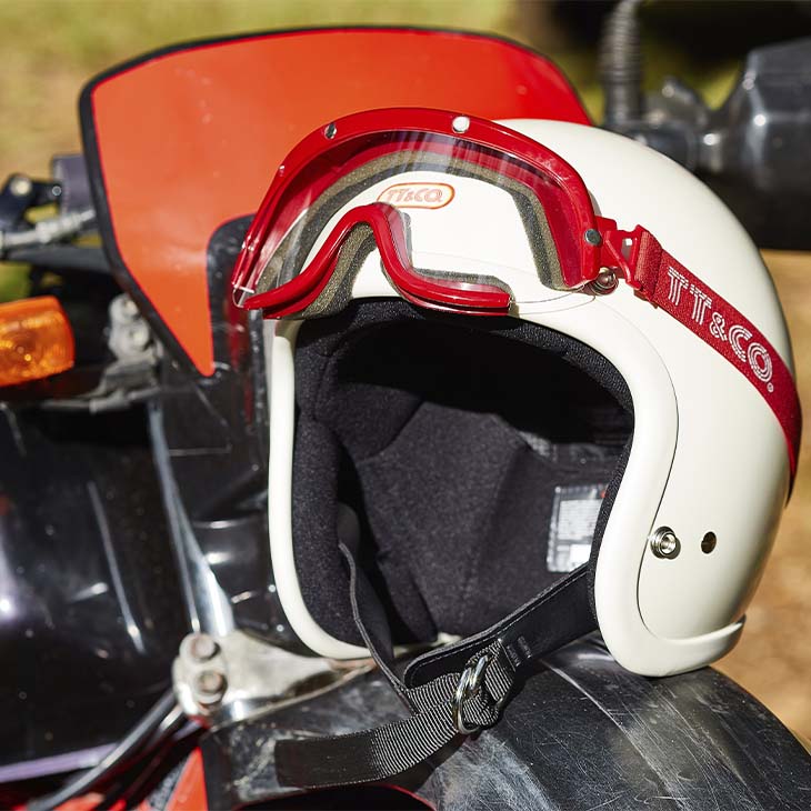 TT GOGGLES MODEL A RED