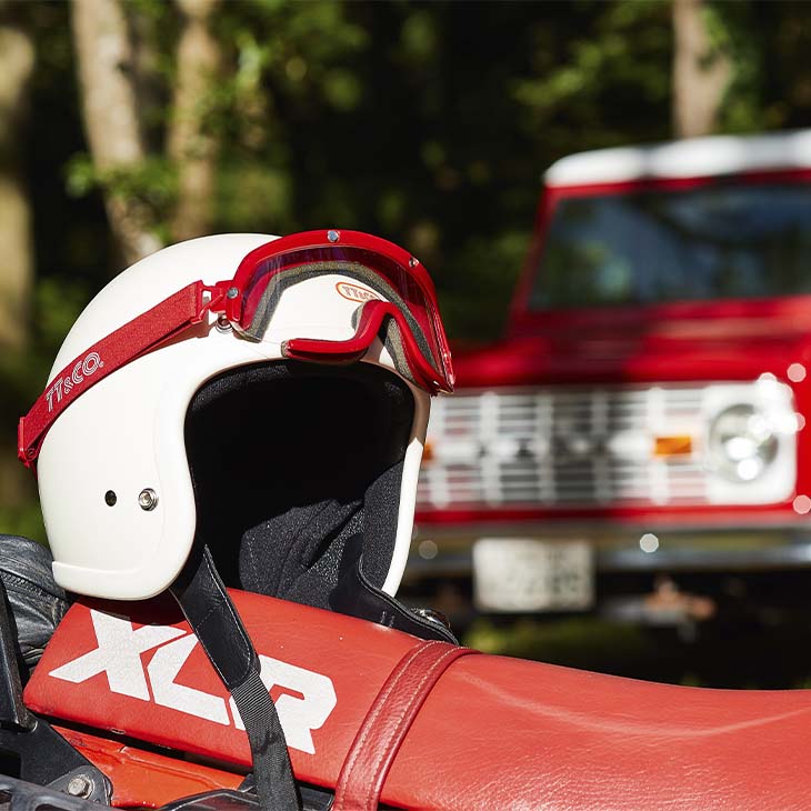 TT GOGGLES MODEL A RED