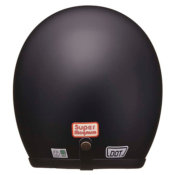 DOT SUPER MAGNUM DOUBLE STRAP BLACK LEATHER MATT BLACK