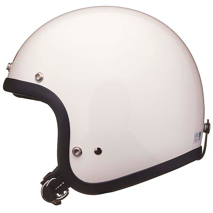 DOT SUPER MAGNUM DOUBLE STRAP BLACK LEATHER IVORY