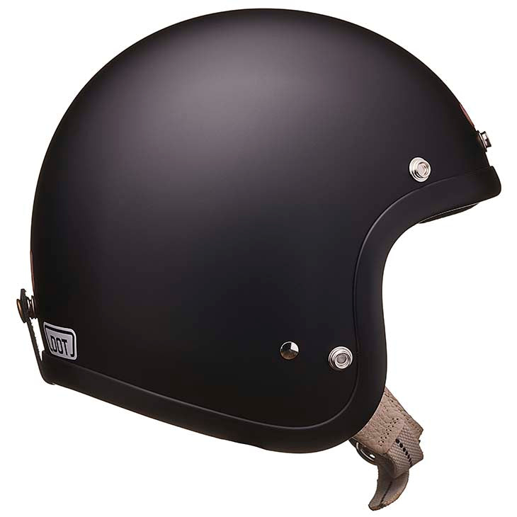 DOT SUPER MAGNUM DOUBLE STRAP IVORY LEATHER MATT BLACK