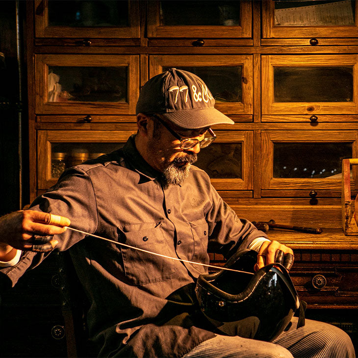 圆点超级大号复古皮革装饰黑色皮革哑光黑色