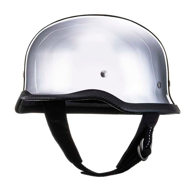 Chrome german best sale motorcycle helmet