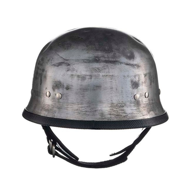 CHOPPER HELMET GERMAN ALUMINUM RUSTY