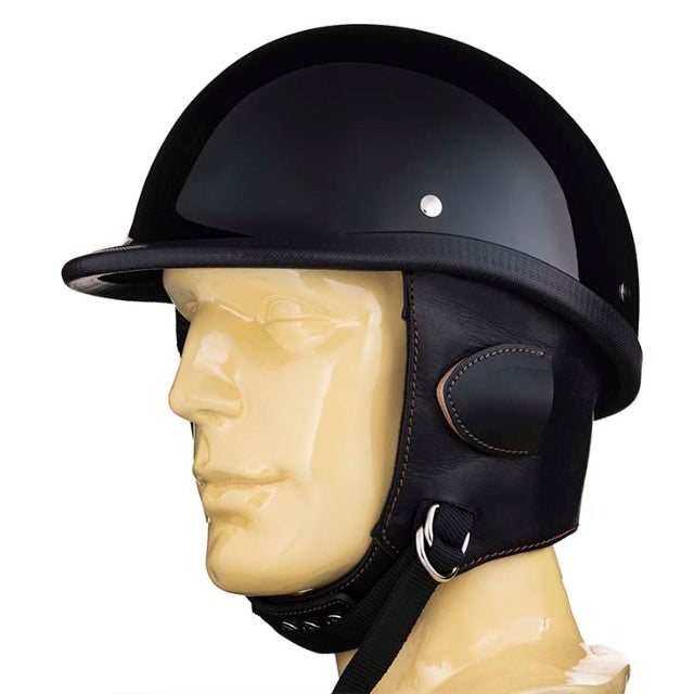 EAR MUFF GENUINE LEATHER BLACK