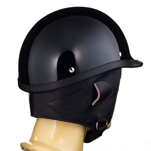 EAR MUFF GENUINE LEATHER BLACK