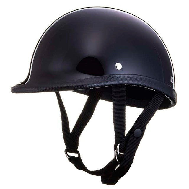 USA JOCKEY BLACK HALF HELMET MOTORCYCLE HELMET NOVELTY – TT
