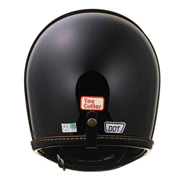 DOT TOECUTTER LEATHER RIM SHOT BLACK LEATHER BLACK