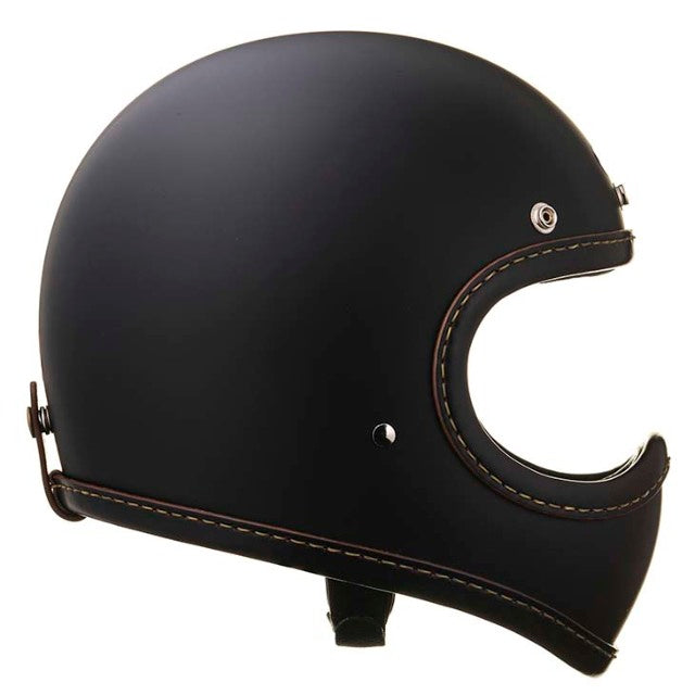 DOT TOECUTTER LEATHER RIM SHOT BLACK LEATHER MATTBLACK