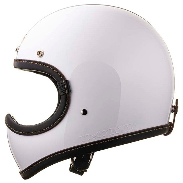 DOT TOECUTTER LEATHER RIM SHOT BLACK LEATHER WHITE