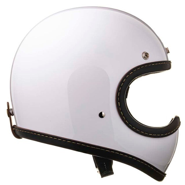 DOT TOECUTTER LEATHER RIM SHOT BLACK LEATHER WHITE