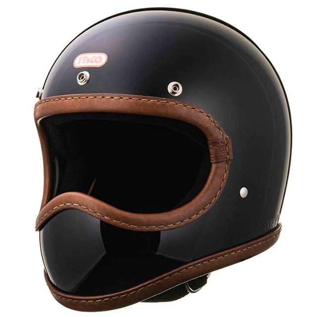 DOT TOECUTTER LEATHER RIM SHOT BROWN LEATHER BLACK