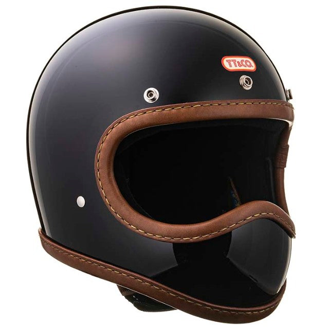DOT TOECUTTER LEATHER RIM SHOT BROWN LEATHER BLACK