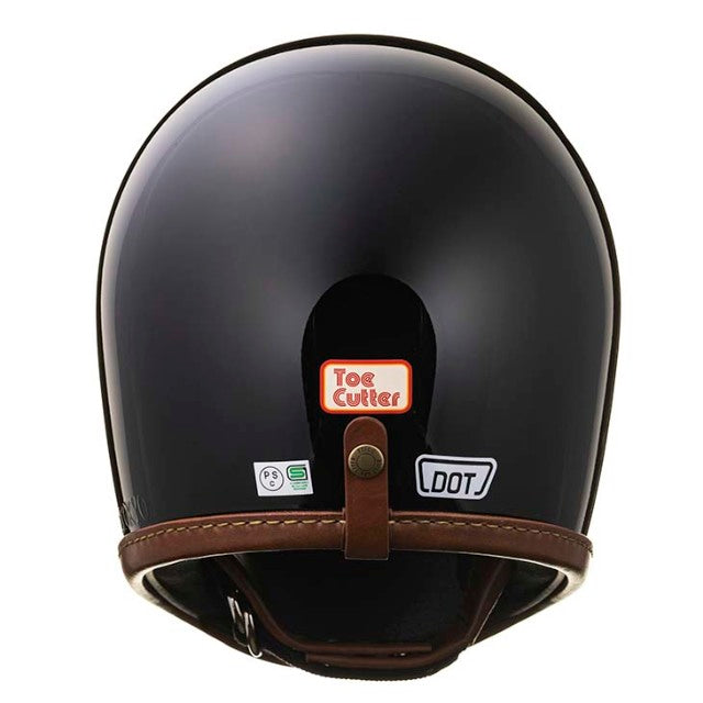 DOT TOECUTTER LEATHER RIM SHOT BROWN LEATHER BLACK