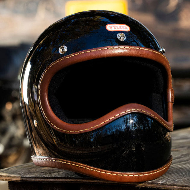 DOT TOECUTTER LEATHER RIM SHOT BROWN LEATHER BLACK