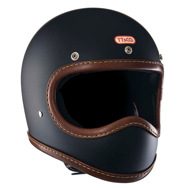 DOT TOECUTTER LEATHER RIM SHOT BROWN LEATHER MATTBLACK