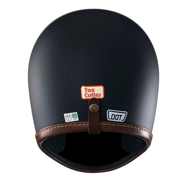 DOT TOECUTTER LEATHER RIM SHOT BROWN LEATHER MATTBLACK