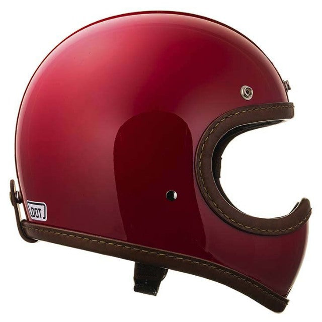 DOT TOECUTTER LEATHER RIM SHOT BROWN LEATHER RED