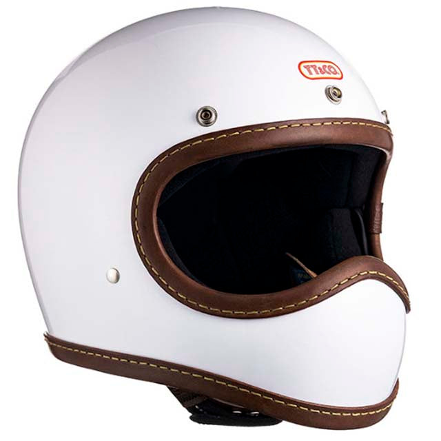 DOT TOECUTTER LEATHER RIM SHOT BROWN LEATHER WHITE