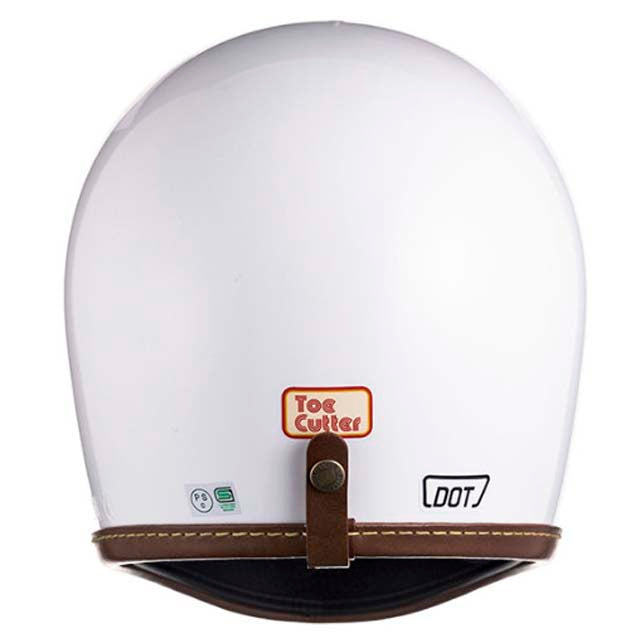 DOT TOECUTTER LEATHER RIM SHOT BROWN LEATHER WHITE