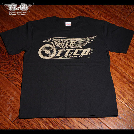 FLYING WHEEL T-SHIRT BLACK